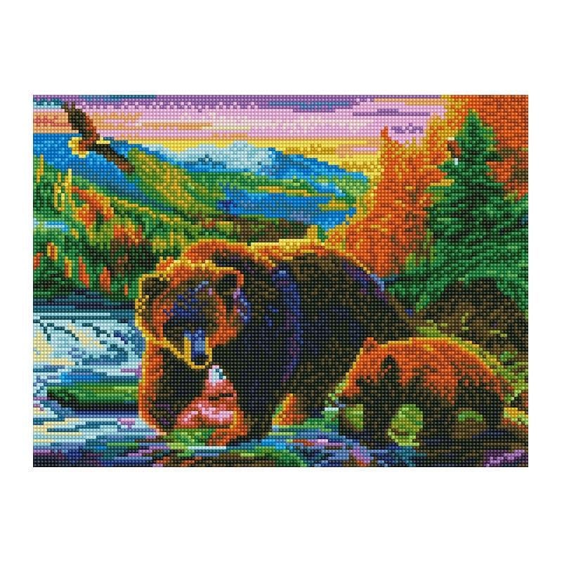 Алмазная мозаика Rainbow Art Жители Аляски 40х30 см (EJ1410)