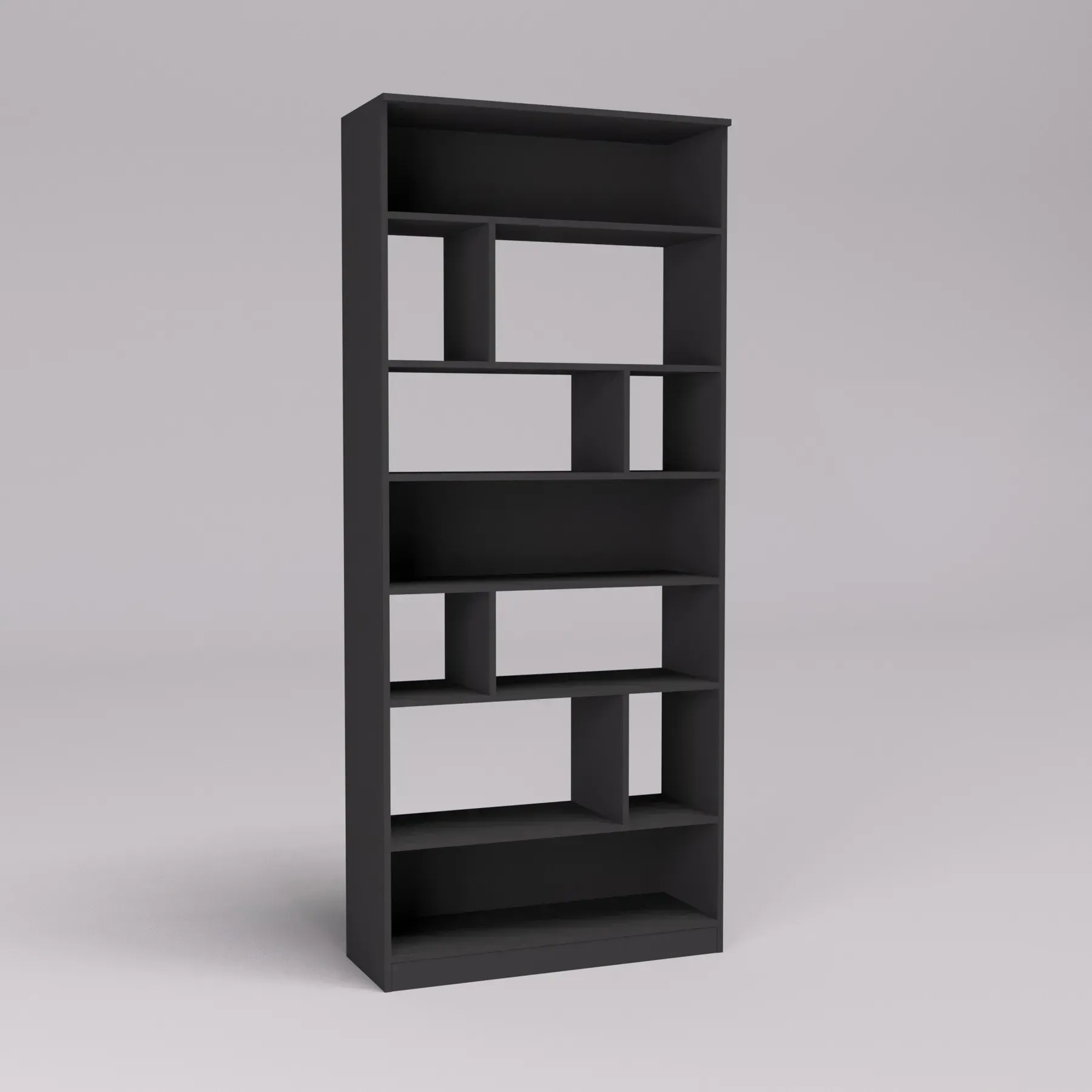 Стелаж Kontinent OS-7 90х35х210 см Антрацит (52760390) - фото 3 Стелаж Kontinent OS-7 90х35х210 см Антрацит (52760390) - фото 3