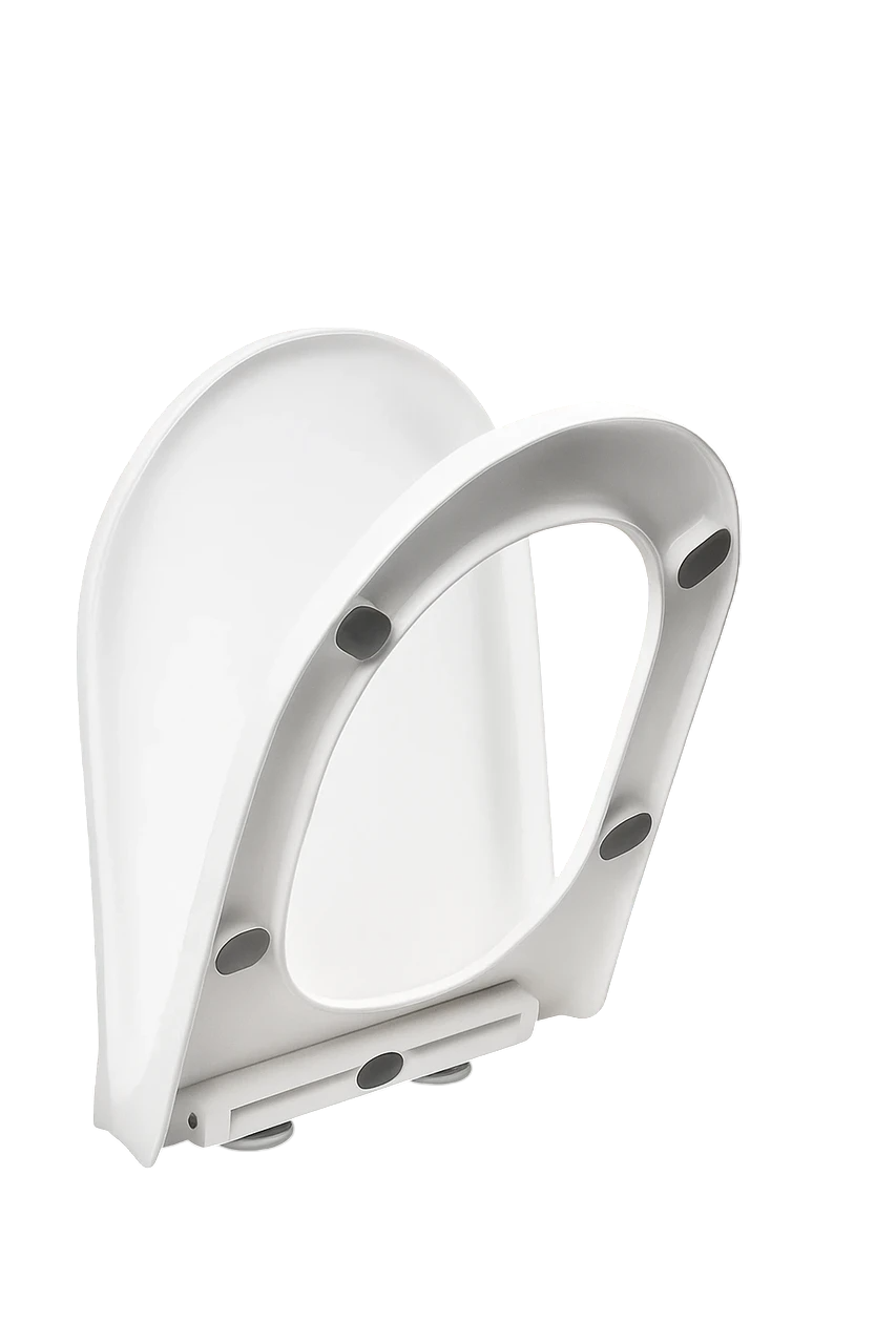 Сидіння унітаза кришка з мікроліфтом Folem Lidix з дюропласту швидкознімне