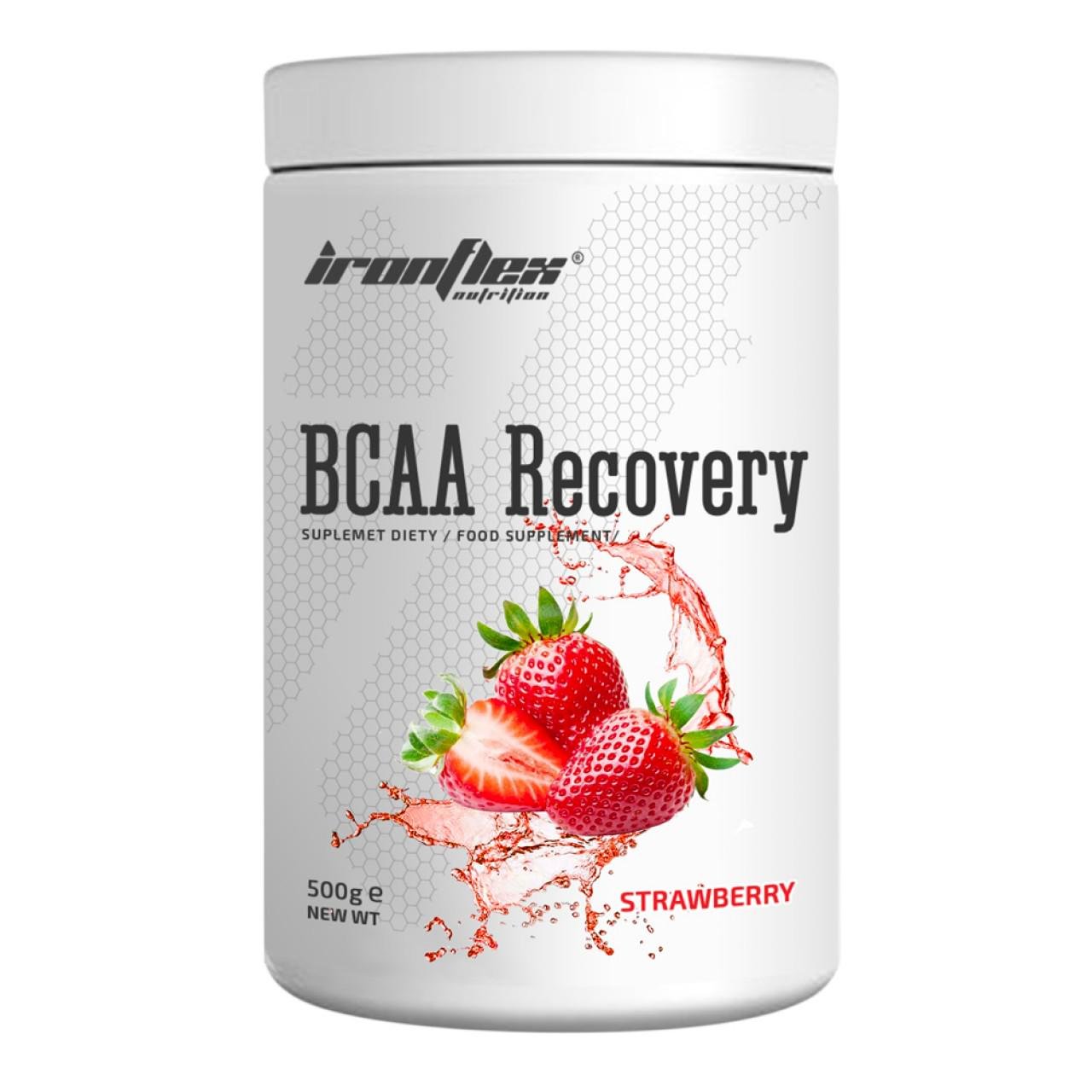 Аминокислоты BCAA Recovery 500 г Strawberry