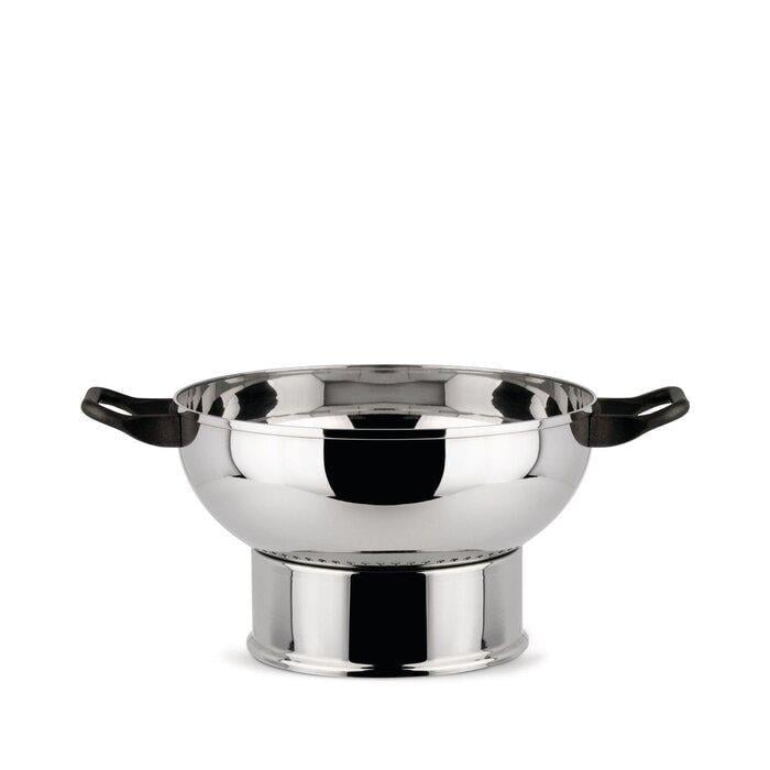 Дуршлаг Alessi Cintura Orione с подставкой 24 см Металлик (2530505)