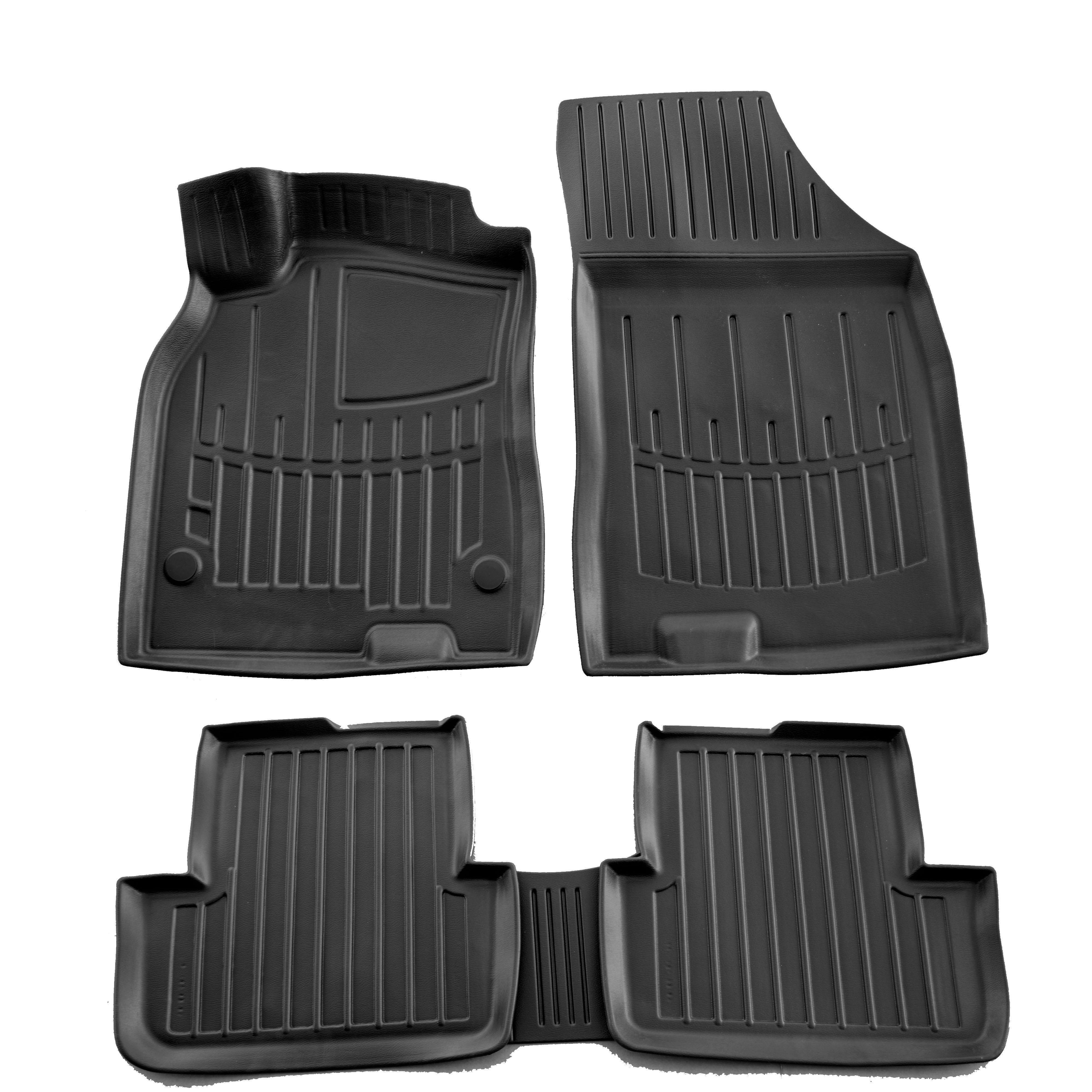 Коврики Stingray 3D для Renault Fluence 2009-2016 рр. полиуретан 5 шт. Черный (158556)