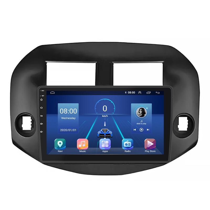 Автомагнитола штатная Lesko для Toyota RAV4 III XA30 2005-2010 10" 6/128Gb 4G Wi-Fi GPS Top MOB