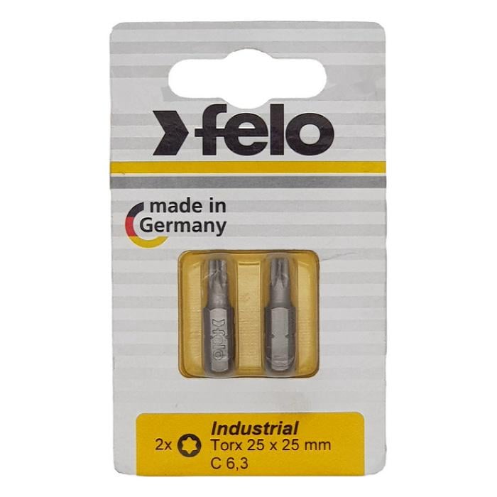 Біта Felo TORX 25х25 мм 1/4" C6,3 Вox 2 шт. 02625067 (14314)