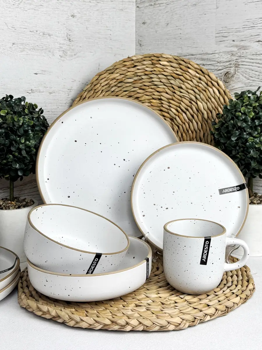 Сервіз столовий Ardesto Midori 5 пр. Білий (8-6-5093117)