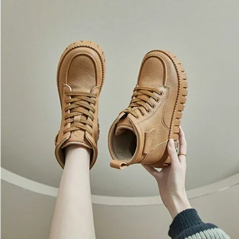 Черевики жіночі з високою підошвою C00226-2 р. 39 23,5 см Пісочний - фото 4 Черевики жіночі з високою підошвою C00226-2 р. 39 23,5 см Пісочний - фото 4