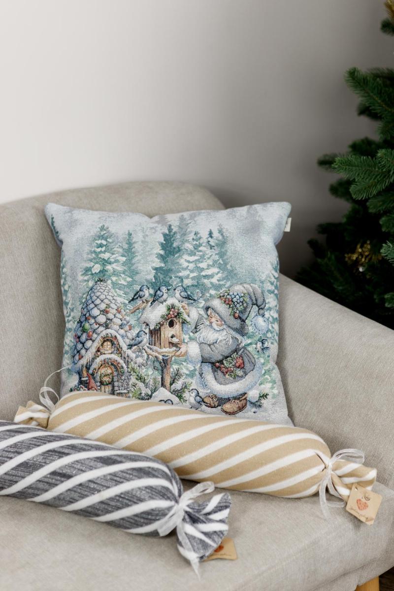 Наволочка гобеленовая Сказочные гномы-3 45х45 см (038485) - фото 6 Наволочка гобеленовая Сказочные гномы-3 45х45 см (038485) - фото 6