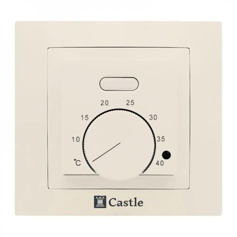 Терморегулятор Castle AC308H Слоновая кость