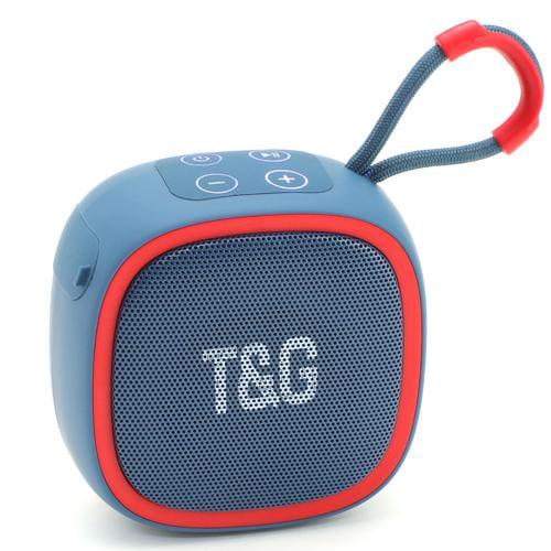 Портативная колонка T&G 659 с ремешком Blue