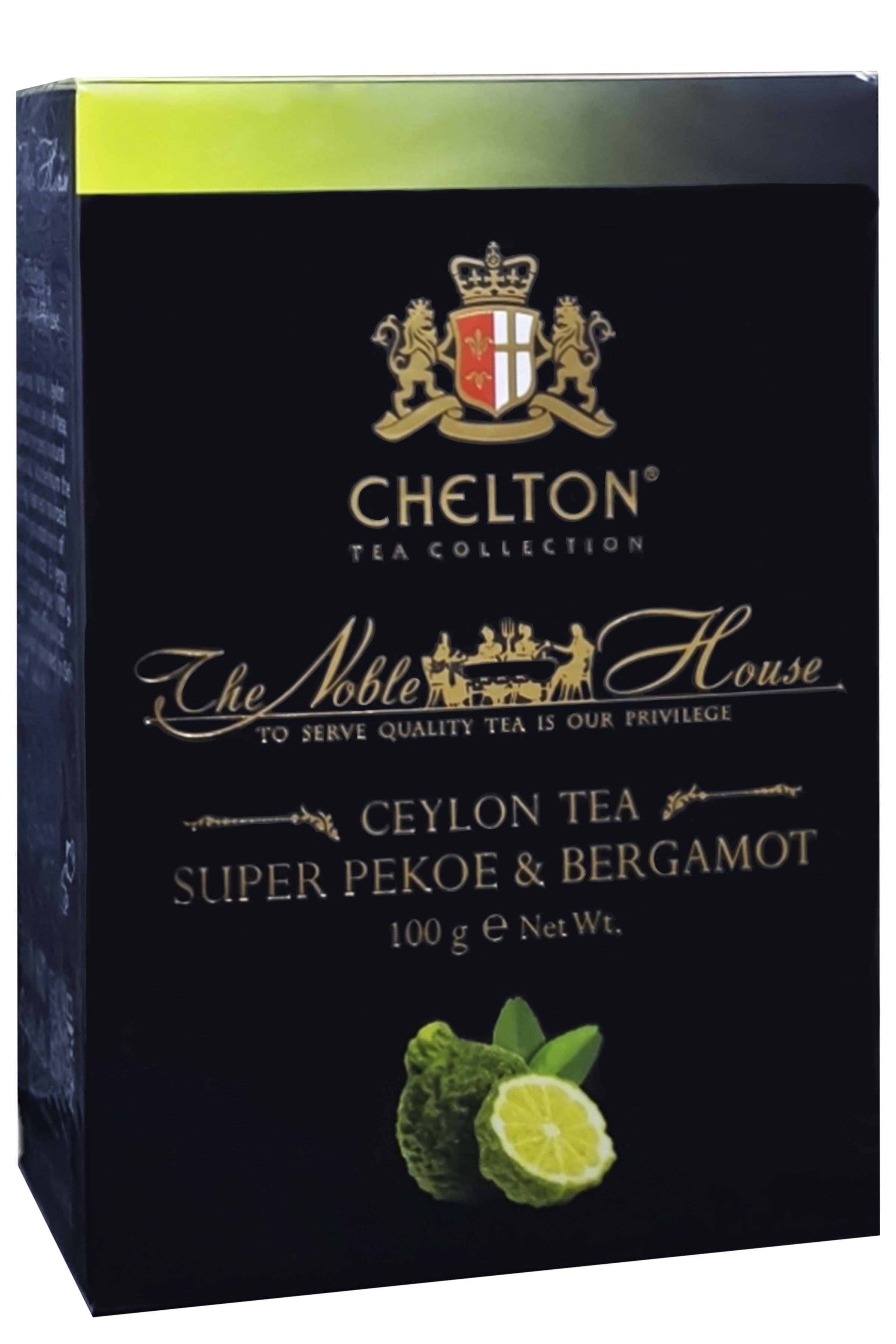 Чай черный Chelton Благородный Дом SUPER PEKOE Earl Grey с бергамотом 100 г (53591)