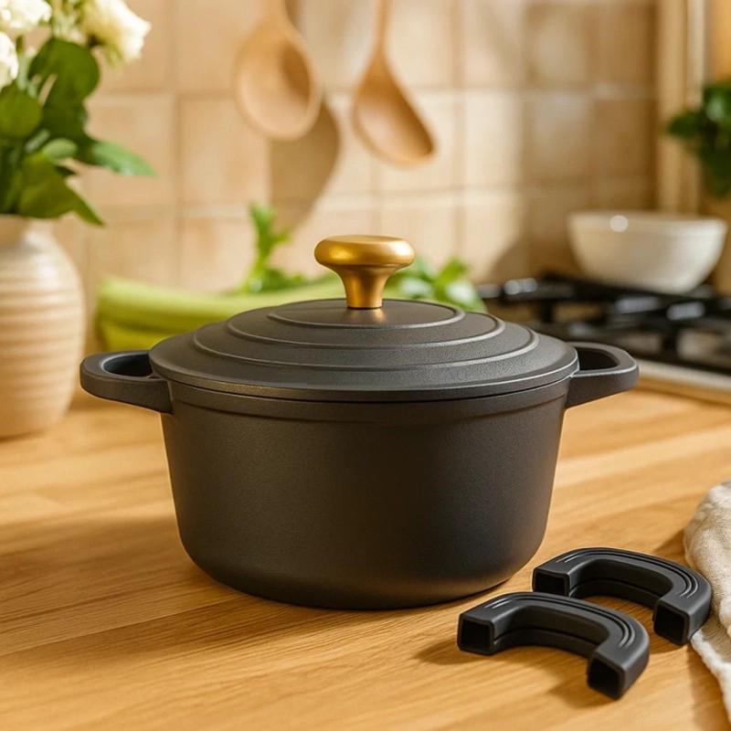 Каструля Edenberg EB-12091 з мармуровим покриттям та металевою кришкою 2,5 л 0х10 см Чорний (EB-12091) - фото 1 Каструля Edenberg EB-12091 з мармуровим покриттям та металевою кришкою 2,5 л 0х10 см Чорний (EB-12091) - фото 1