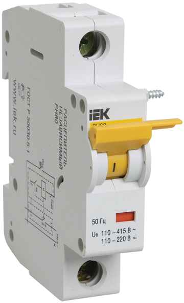Розчіплювач незалежний УЕК РН60 220 В (MVA30D-RN)