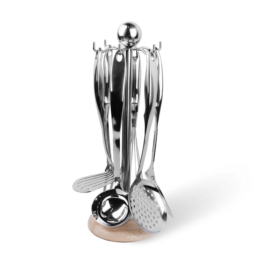 Набор кухонных принадлежностей Maestro 7 пр. нержавеющая сталь Набор кухонных принадлежностей Maestro 7 пр. нержавеющая сталь