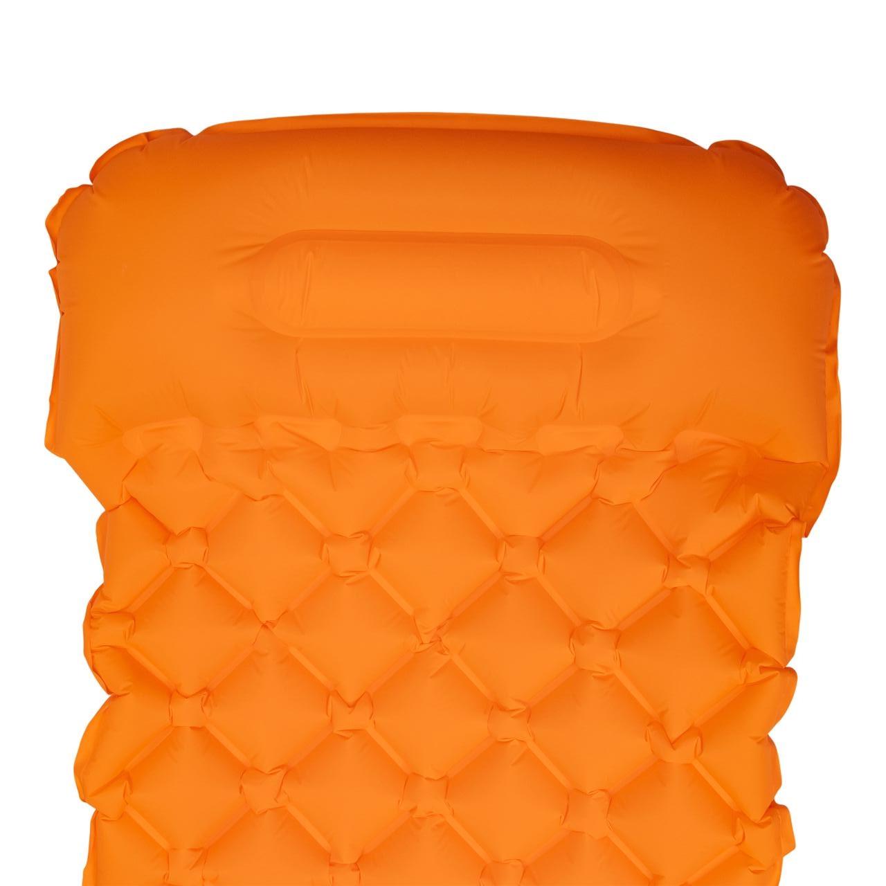 Килимок для намету надувний похідний 190х55х3 см Помаранчевий (7186) - фото 2 Килимок для намету надувний похідний 190х55х3 см Помаранчевий (7186) - фото 2