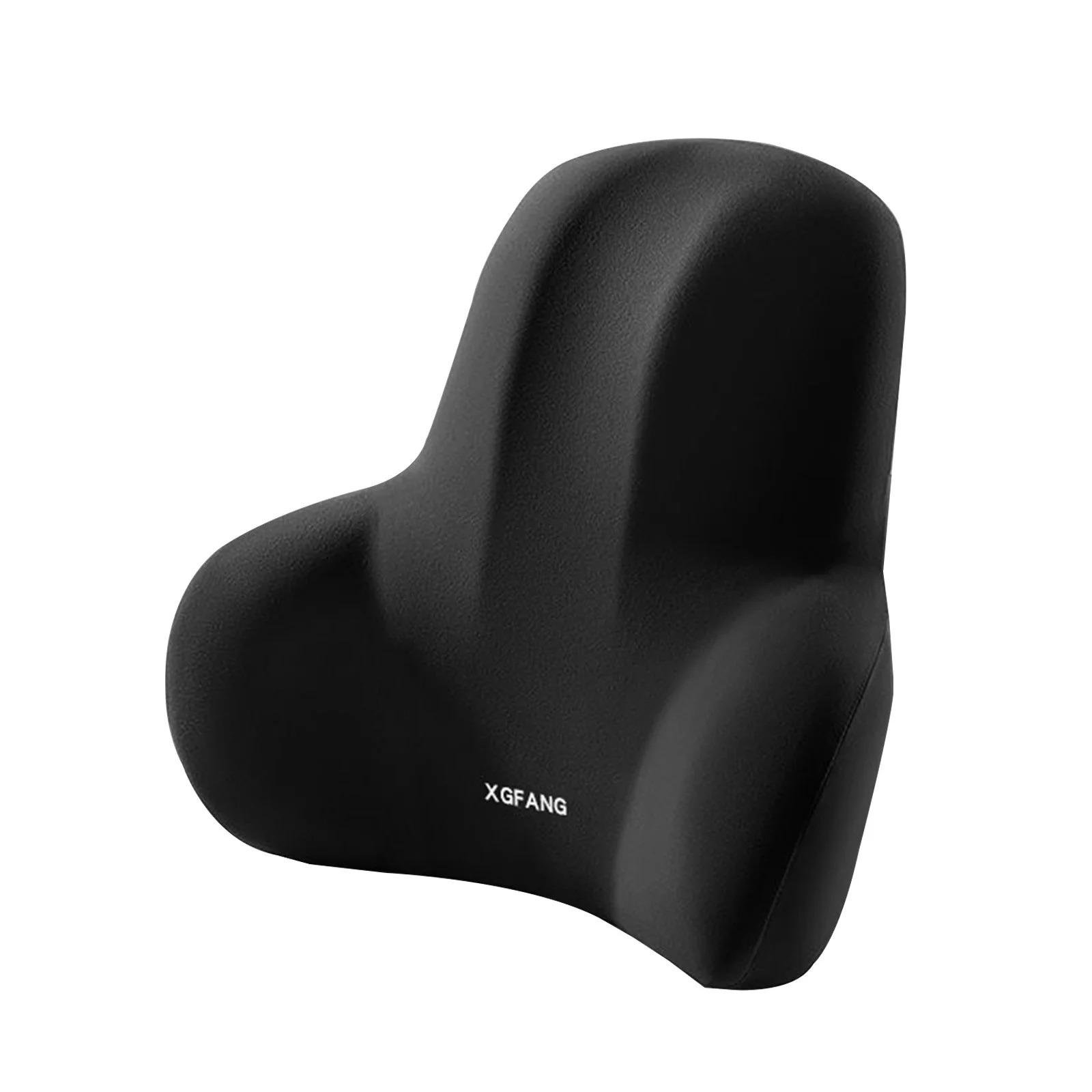 Подушка ортопедична на сидіння для спини з ефектом пам'яті універсальна поперекова Black (MP-5612)