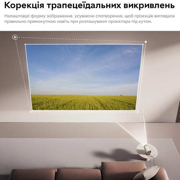 Смарт-проектор 4K Wi-Fi LED 3000 Лм андроид (PR80) - фото 6