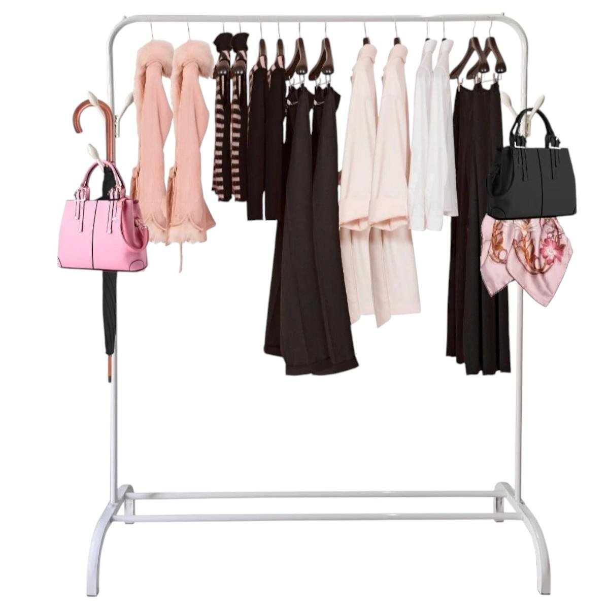 Вішалка-стійка для одягу Double Pole 110х40х150 см (R88771) - фото 4 Вішалка-стійка для одягу Double Pole 110х40х150 см (R88771) - фото 4