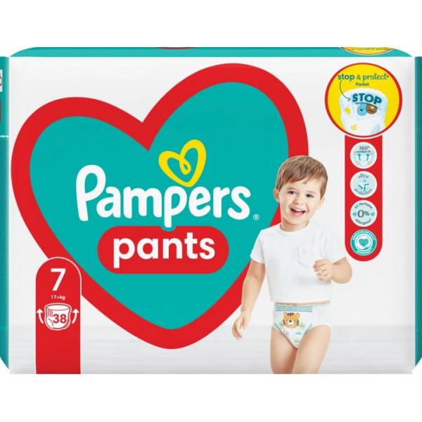 Подгузники-трусики Pampers Pants р. 7 17+ кг 38 шт.