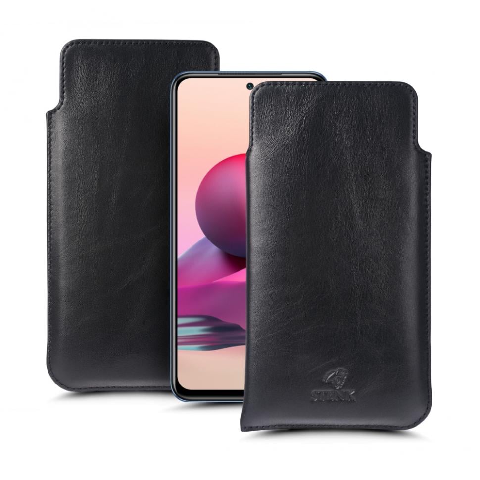 Футляр Stenk Elegance для Xiaomi Redmi Note 10S Черный (69668)