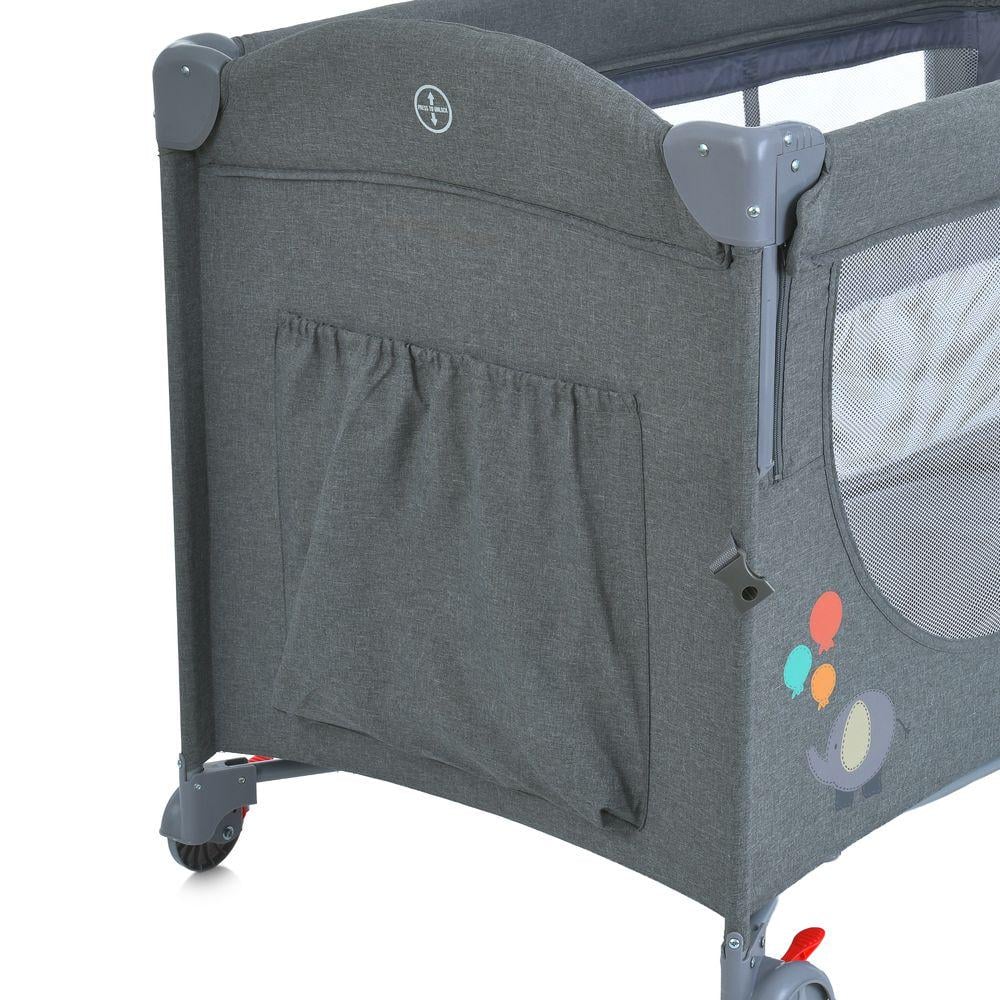 Манеж для младенцев ME 1098 UNITY+ 2 уровня/чехол/пеленатор/кольца/карман Gray (27352782) - фото 13 Манеж для младенцев ME 1098 UNITY+ 2 уровня/чехол/пеленатор/кольца/карман Gray (27352782) - фото 13