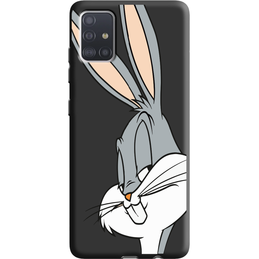 Чохол Boxface Samsung A515 Galaxy A51 Lucky Rabbit Чорний силікон (38808-bk81-38947) - фото 1