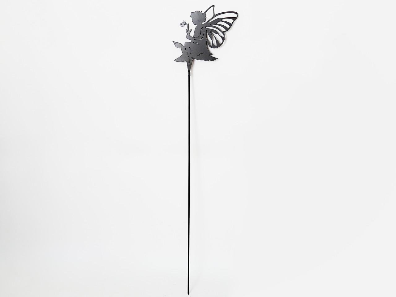 Садовая фигура Эльф с цветком металлическая для сада/подворья/клумбы (DCR063) - фото 5 Садовая фигура Эльф с цветком металлическая для сада/подворья/клумбы (DCR063) - фото 5