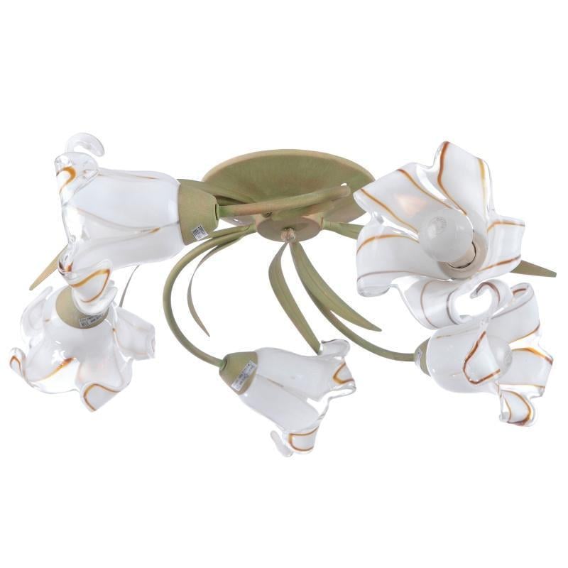 Люстра на 5 плафонов Brille LK-206S/5 E14 флористика Люстра на 5 плафонов Brille LK-206S/5 E14 флористика