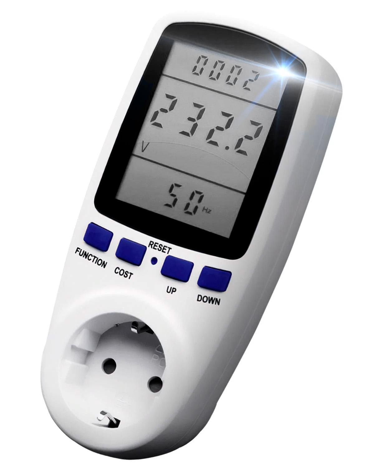 Вимірювач багатофункціональний CAT-II White Caterpillar ватметр/потужність/вольтметр/амперметр (458987984)