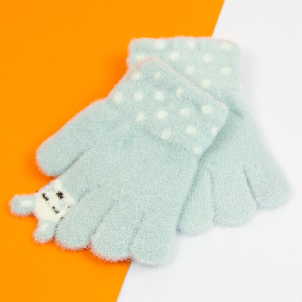 Перчатки для малышей на 1-2 года 21-7-3а Серо-зеленый (DR010089) Перчатки для малышей на 1-2 года 21-7-3а Серо-зеленый (DR010089)