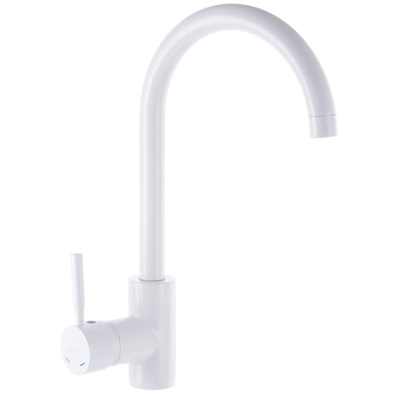 Смеситель для кухни Haiba HANS 011 Белый (HB0165) Смеситель для кухни Haiba HANS 011 Белый (HB0165)