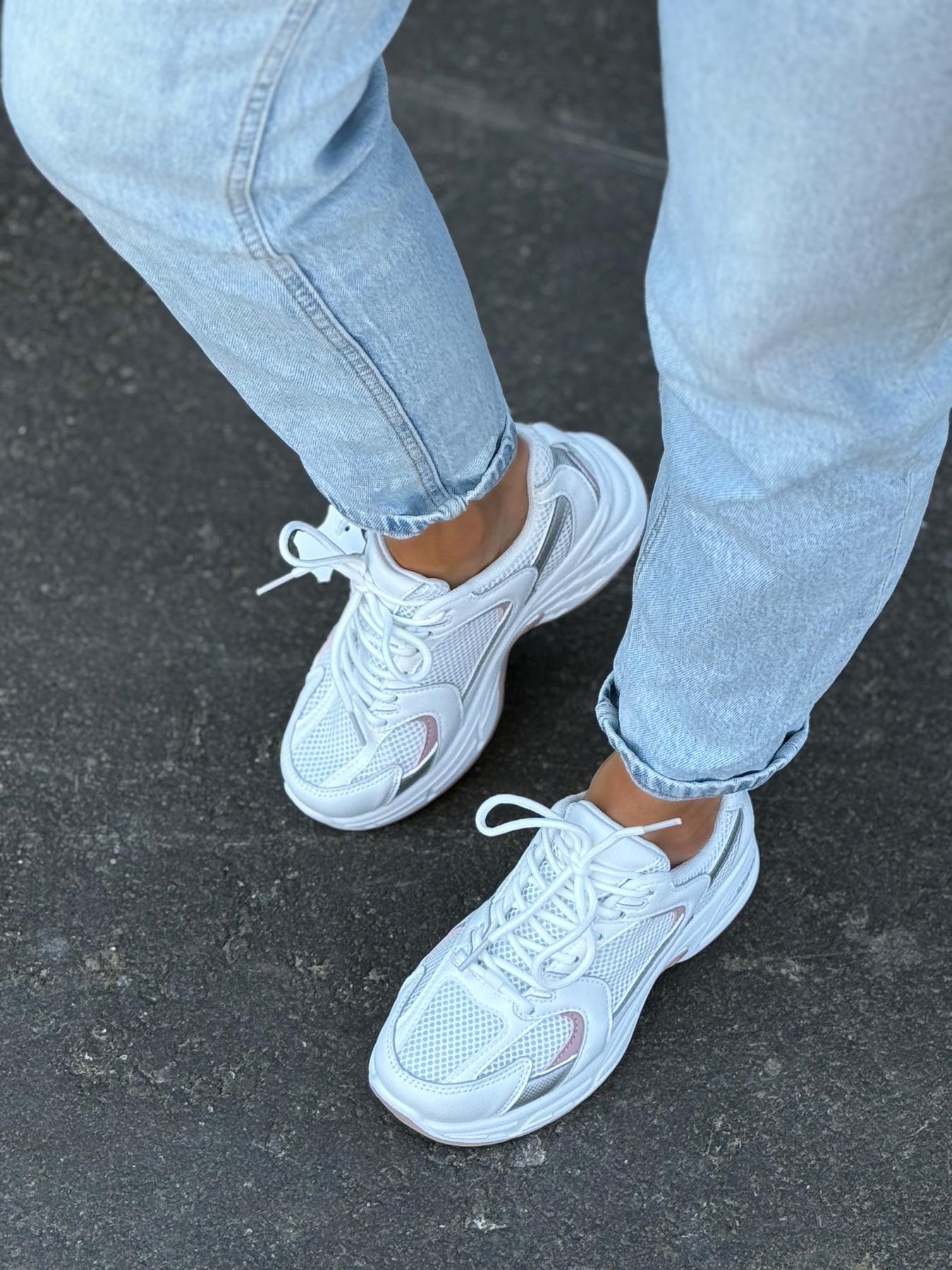 Кроссовки женские пресс кожа р. 40 Белый (4329540s5) - фото 5 Кроссовки женские пресс кожа р. 40 Белый (4329540s5) - фото 5