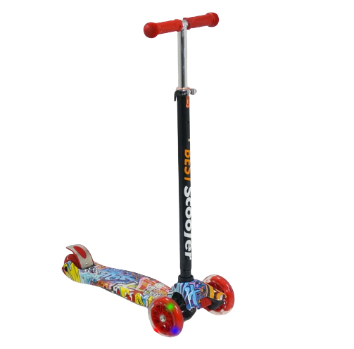Самокат детский Scooter Maxi Style Cool Draft LR (2T1047)