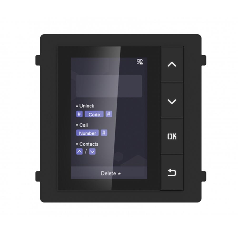 Модуль с монитором видеодомофона Hikvision DS-KD-DIS - фото 2