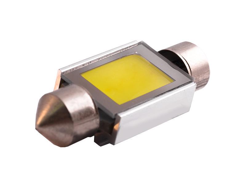 Автомобильная лампа светодиодная LEDUA S85 36 мм 3W COB 12V Белый (2447)