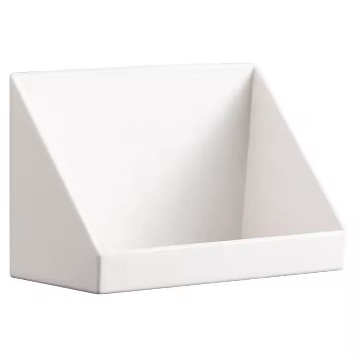 Настінні полиці самоклейні із пластику 5 шт. M00546-1 Білий Настінні полиці самоклейні із пластику 5 шт. M00546-1 Білий