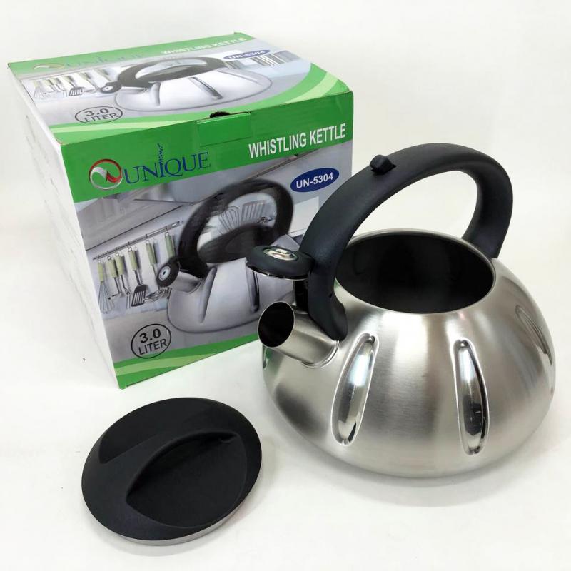 Чайник Unique UN-5304 со свистком 3 л (tf5904) - фото 6