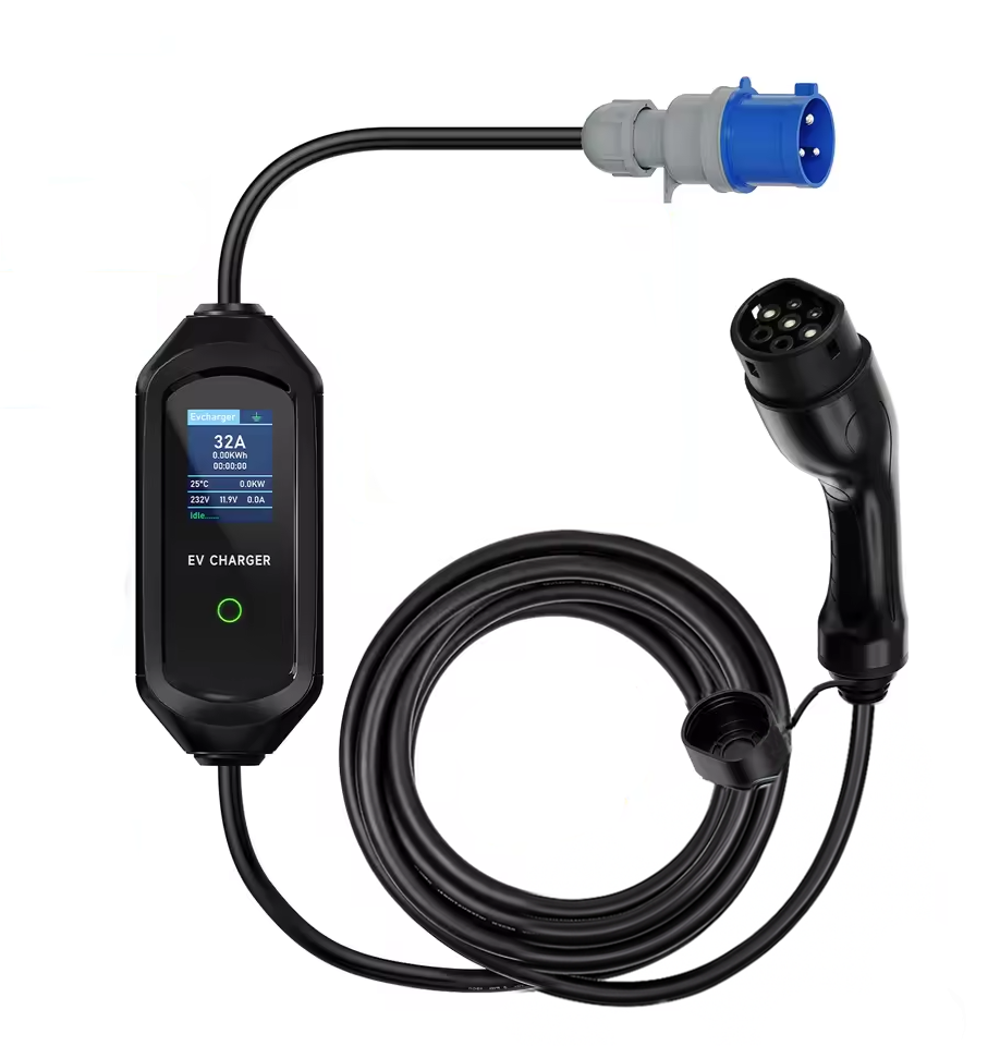 Зарядка для електромобіля Afyeev 7кВт 32A Type2 Wi-Fi APP Bluetooth Control 5 м