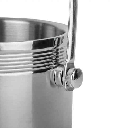 Ведро для шампанского Грация металлическое 15 см (90321) - фото 6 Ведро для шампанского Грация металлическое 15 см (90321) - фото 6