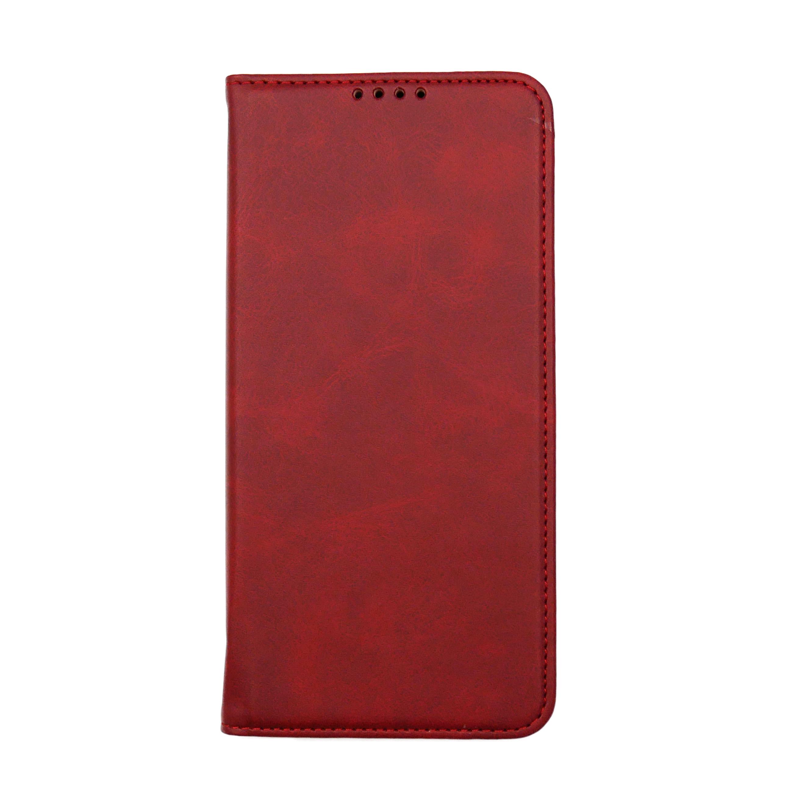 Чехол-книжка Premium Samsung A71 (A715) Dark Red
