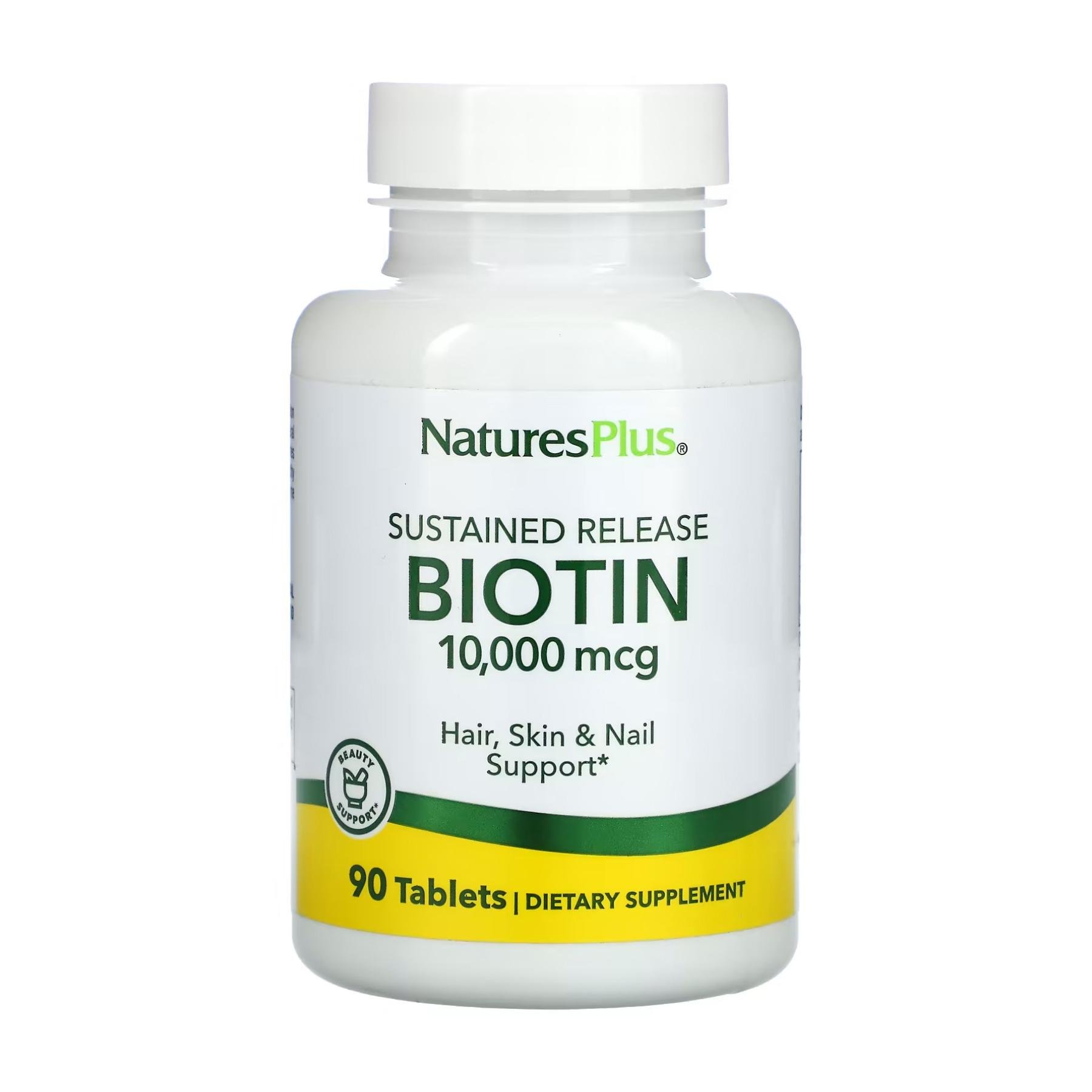 Натуральна добавка Biotin 10000 mcg 90 tabs (2023-10-2360)