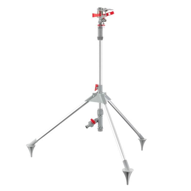 Дождеватель пульсирующий Intertool GE-0068 с полной/частичной зоной полива на треноге (11266537)