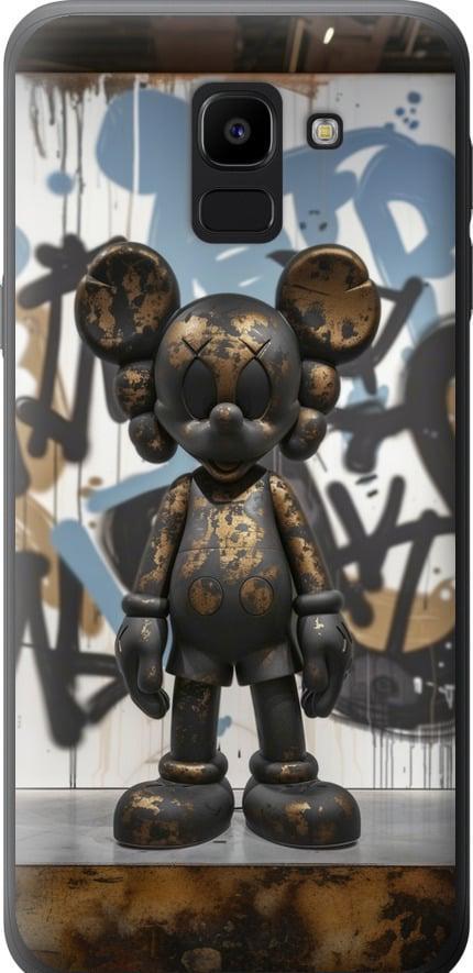 Чехол на Samsung Galaxy J6 2018 Bronze kaws v2 (6098t-1486-42517)