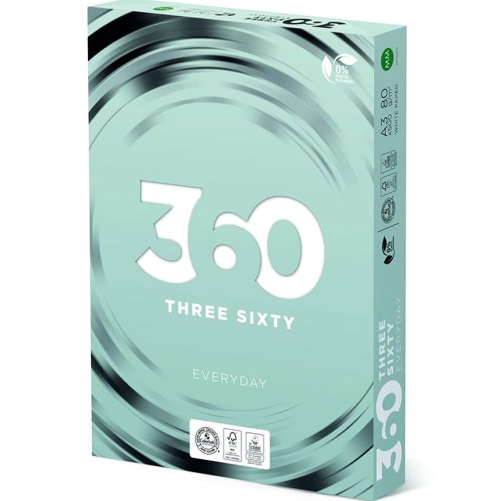 Офисная бумага Everyday Copy А3 С 80 г/м2 5 шт. х 500 листов Белый (18048)