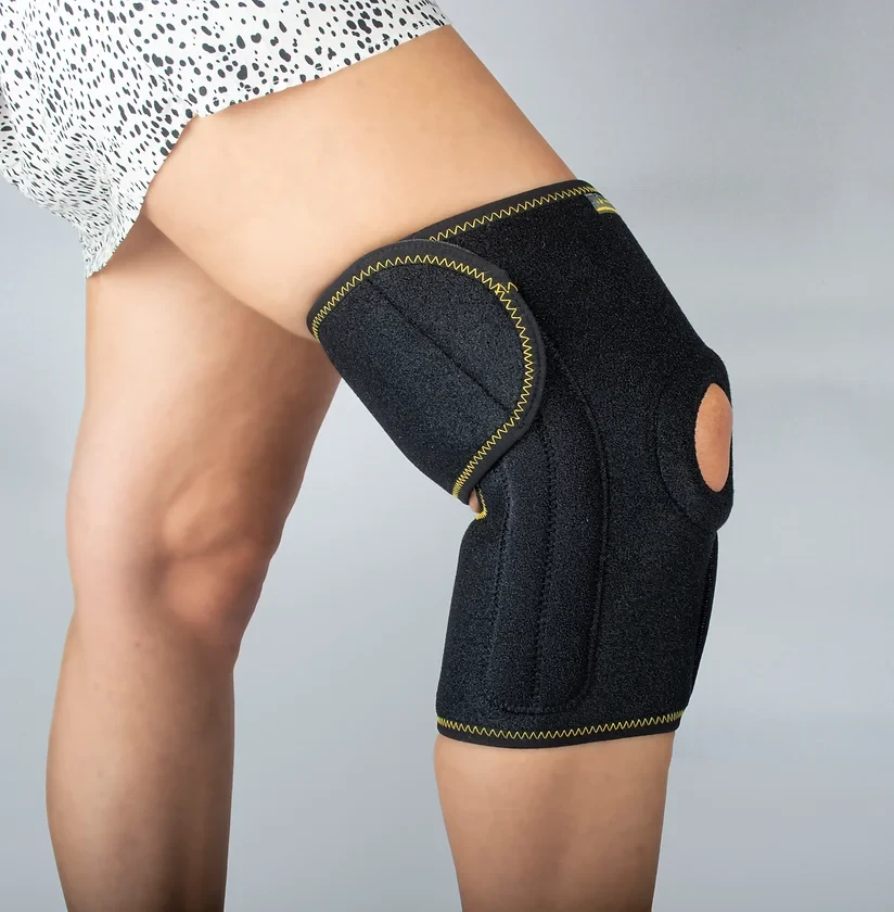 Наколінник роз'ємний Morsa універсальний Чорний (REF-120.200) - фото 2 Наколінник роз'ємний Morsa універсальний Чорний (REF-120.200) - фото 2