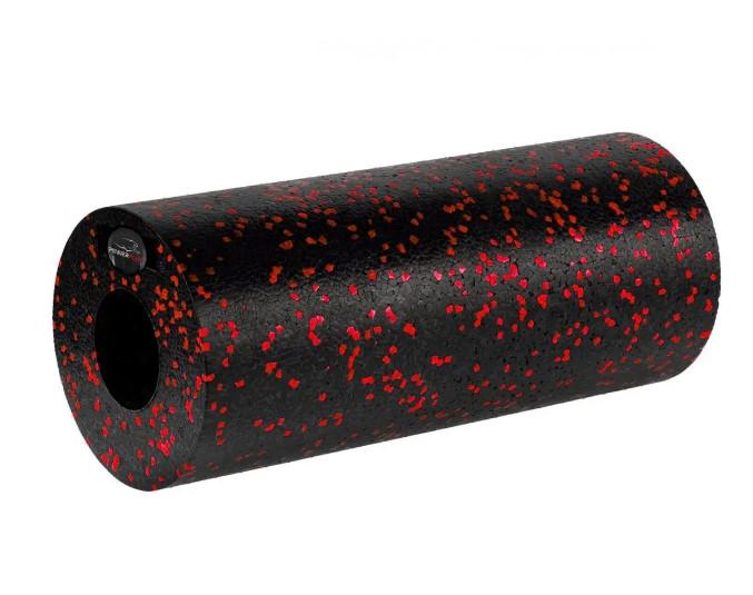 Массажный ролик гладкий PowerPlay PP-4348 2in1 EPP Foam Roller 33x14 см Черный/Красный (60830) - фото 2