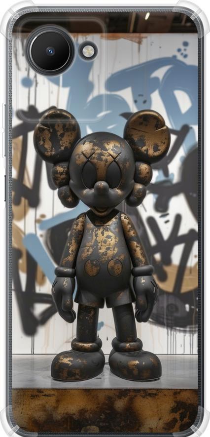Чехол на Realme C30 Bronze kaws v2 (6098sp-2700-42517)