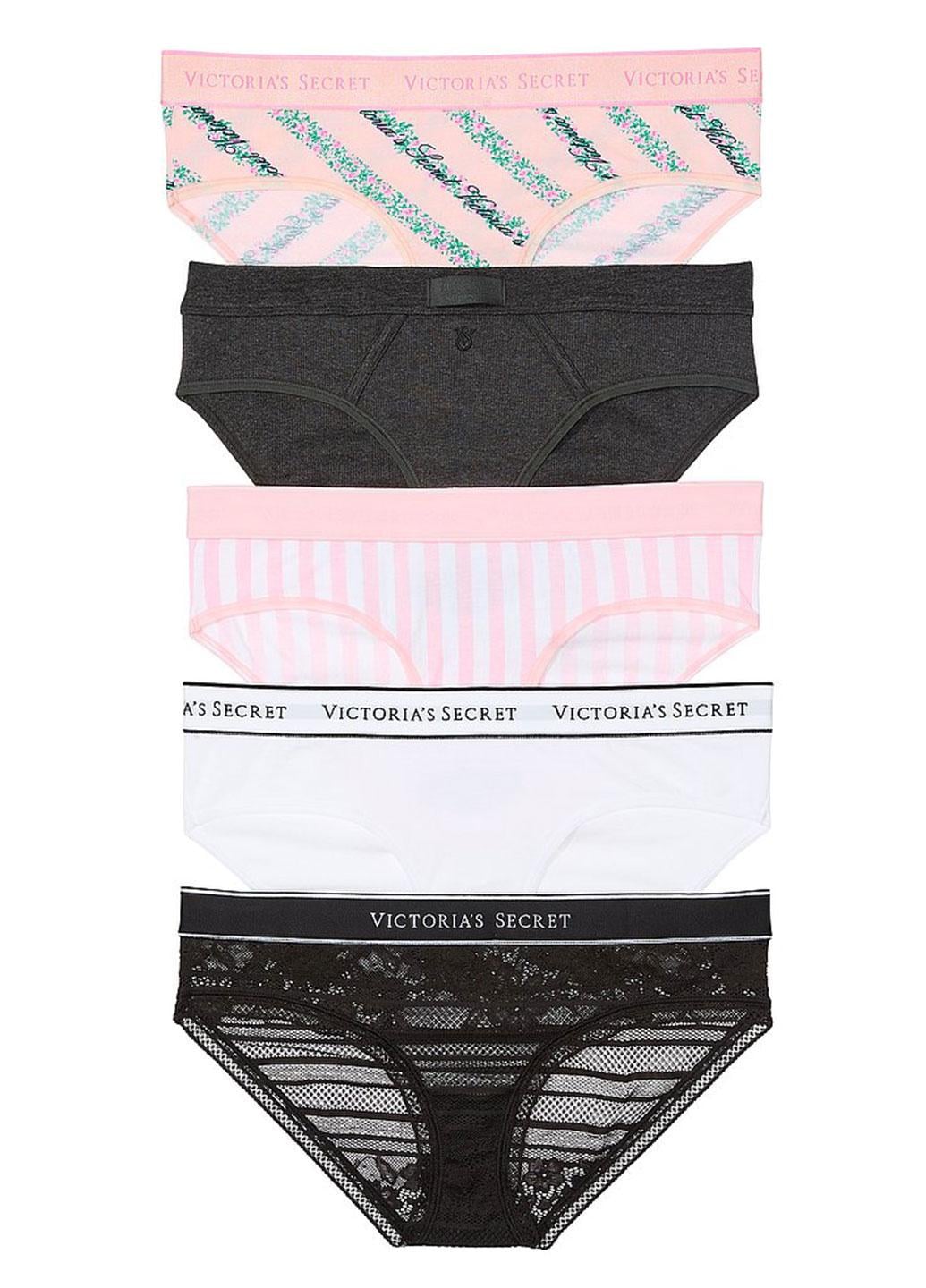 Набор трусиков Victoria's Secret M 5 шт. Разноцветный (1440000417963QD7M) Набор трусиков Victoria's Secret M 5 шт. Разноцветный (1440000417963QD7M)