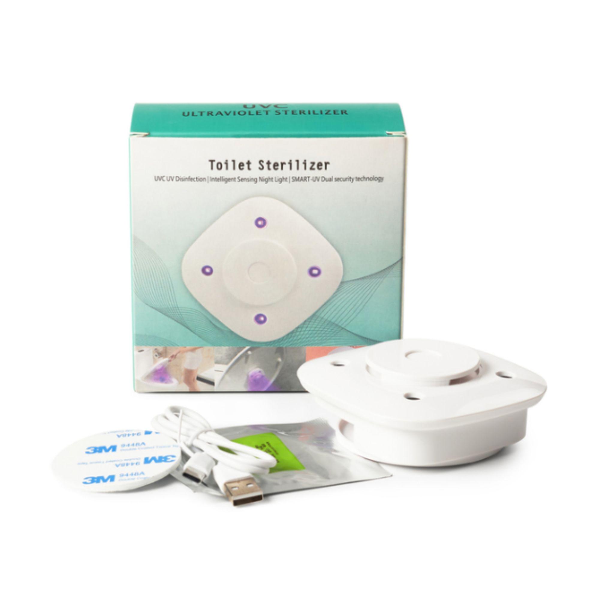 Ультрафіолетовий стерилізатор унітазу з підсвічуванням 9х9 см Білий - фото 5 Ультрафіолетовий стерилізатор унітазу з підсвічуванням 9х9 см Білий - фото 5