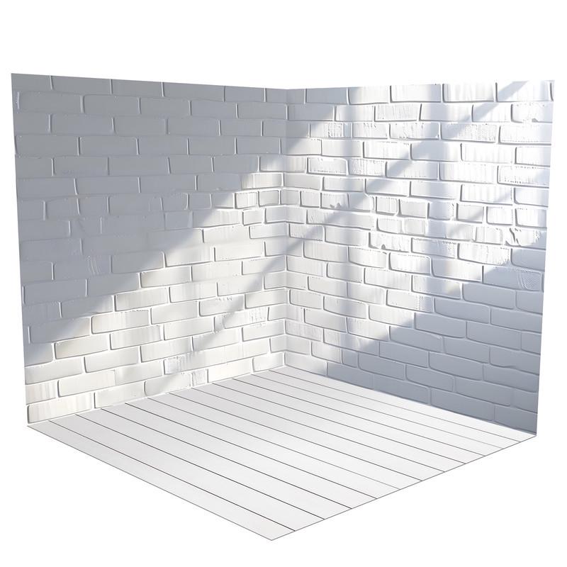 Фотофон виниловый угловой Frontlit стена/пол 100х100 см 450 г/м2 №58370 (58370-100)