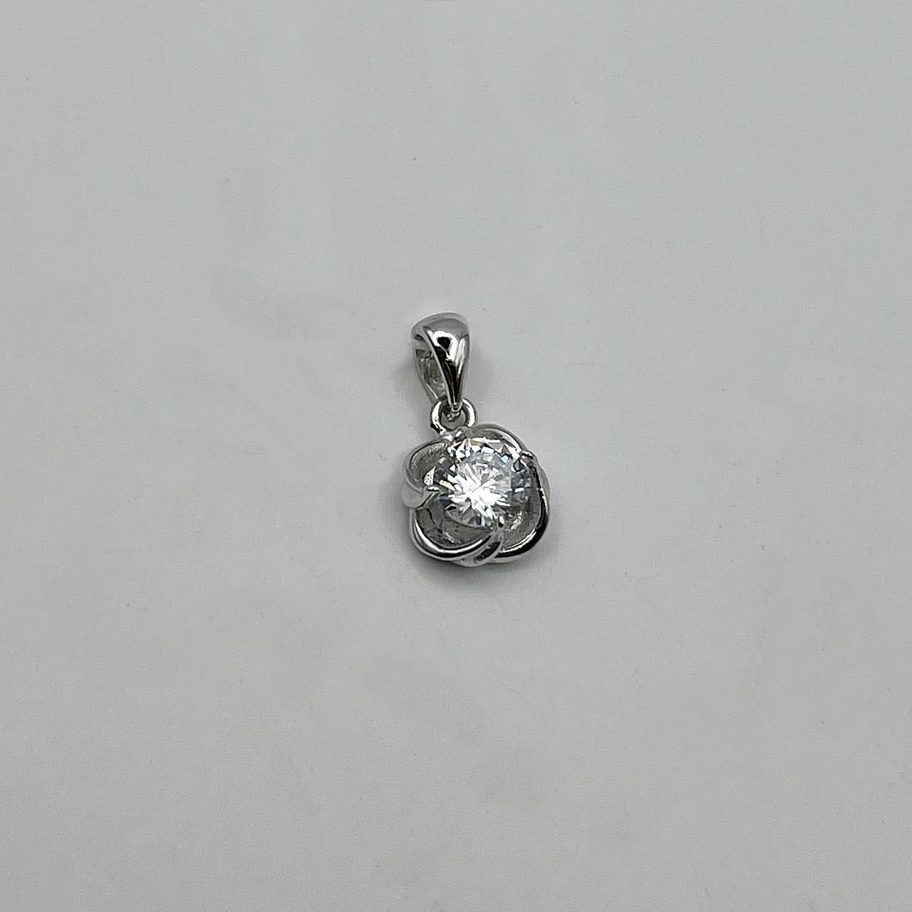 Серебряный кулон с кубическим цирконием 1,55 г (2606795037)